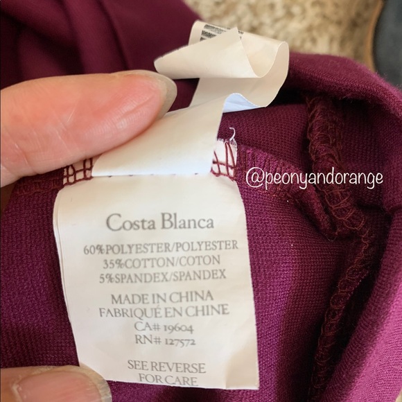 Size S: Costa Blanca, Gorgeous Purple long sleeve mini dress. - Picture 5 of 6